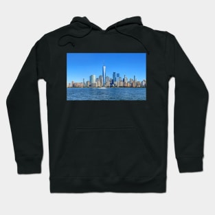 New York City Skyline from Jersey City - WelshDesigns Hoodie